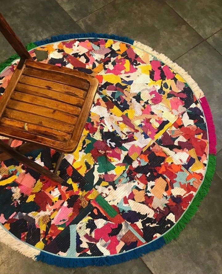Earth Globe Rug