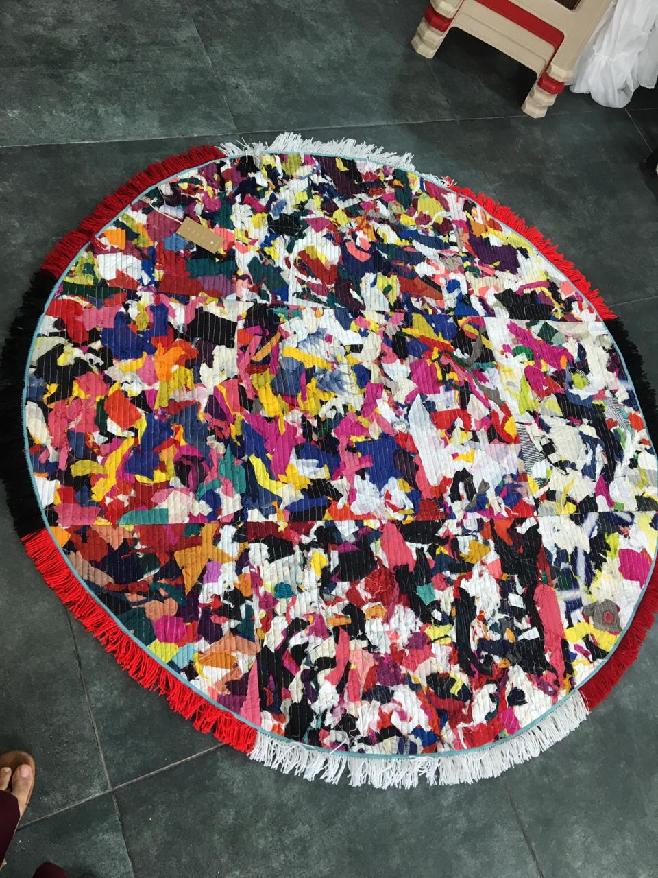 Earth Globe Rug