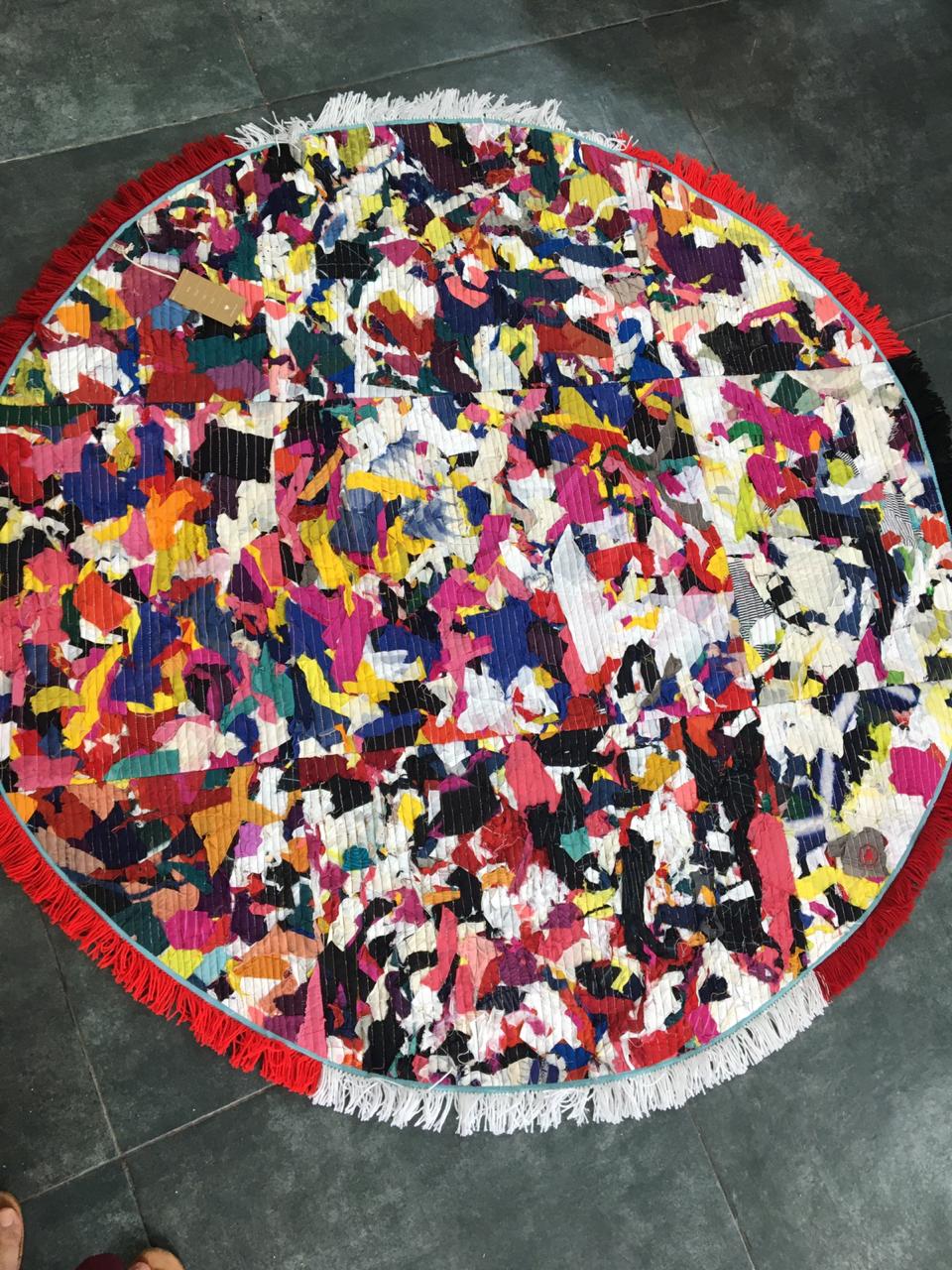 Earth Globe Rug